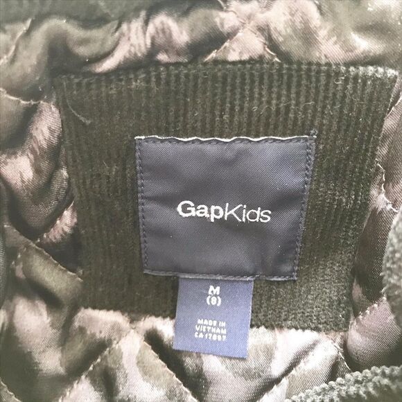 Gap kids black corduroy band jacket EUC M(8Y) - Picture 5 of 6